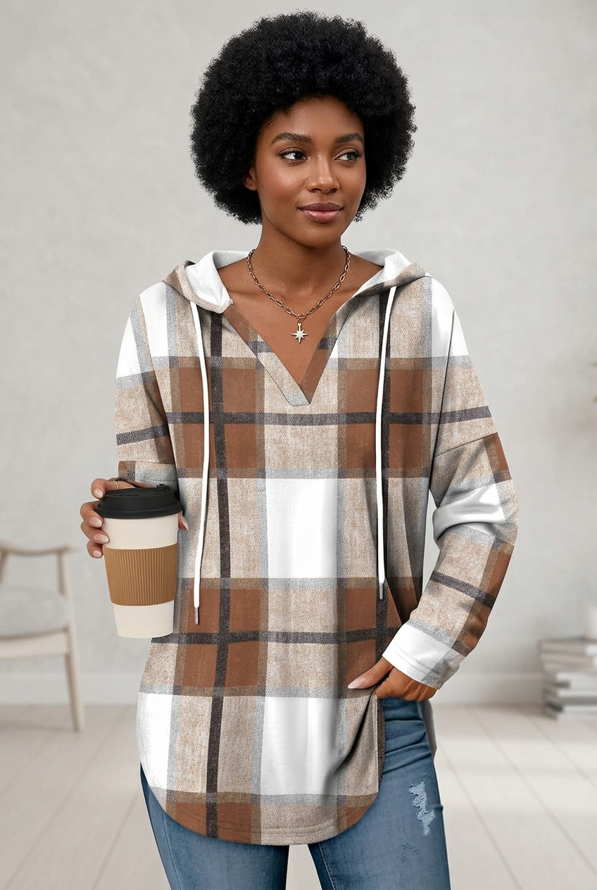 Angerella Halloween Pullover Sweater worn by a model