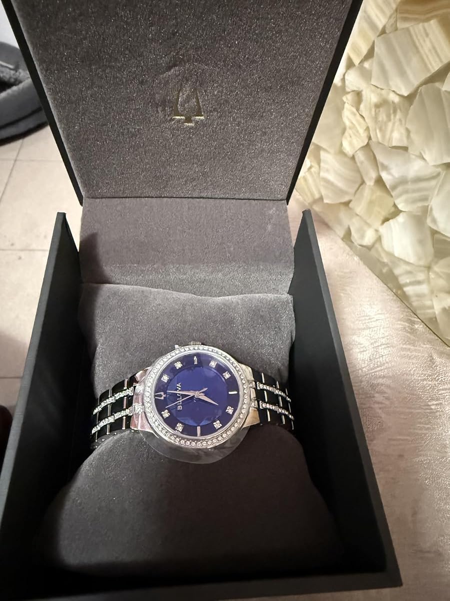 Bulova Crystal Phantom Watch worn by a model
