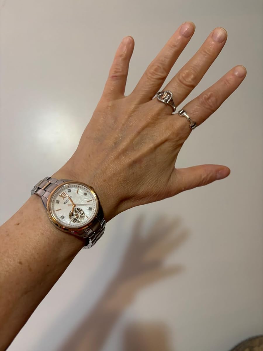 Bulova Sutton Two Tone Automatic Watch worn by a model