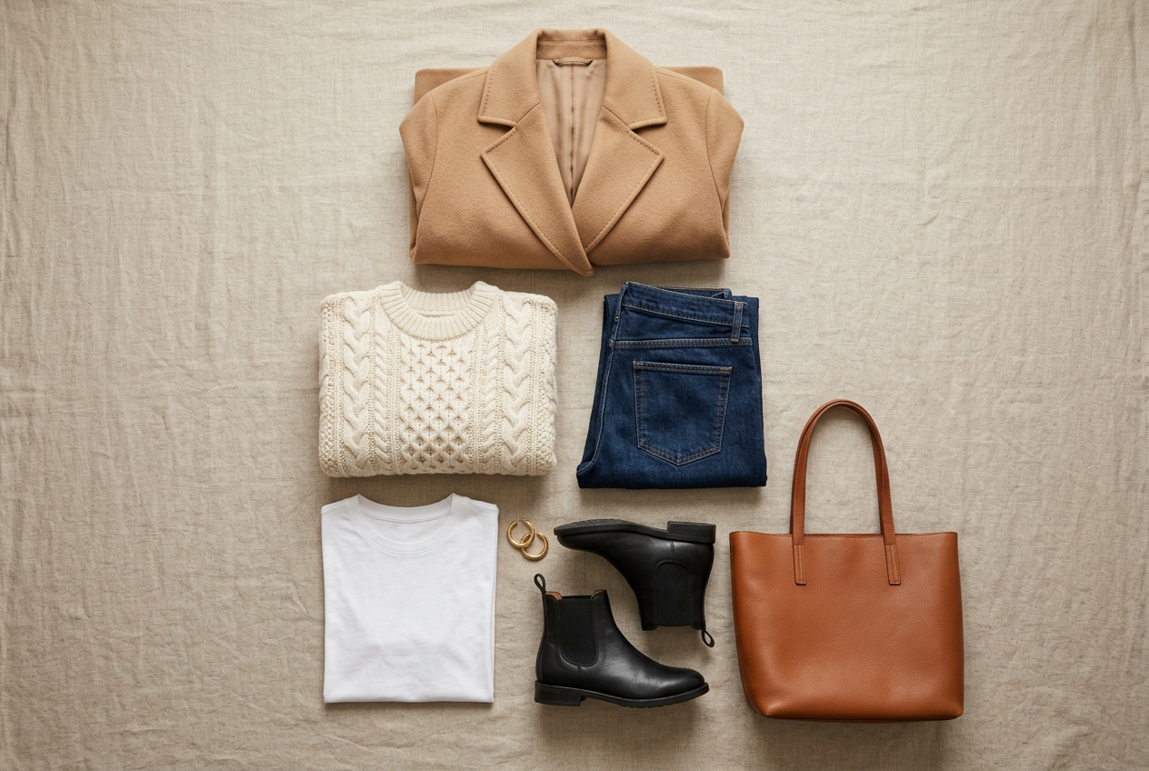 The Fall Capsule Wardrobe: 14 Pieces, 40 Outfits