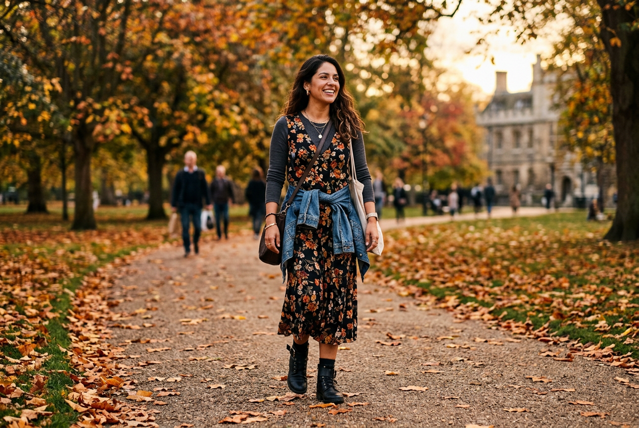 How to Wear Your Summer Dresses All the Way Through Fall