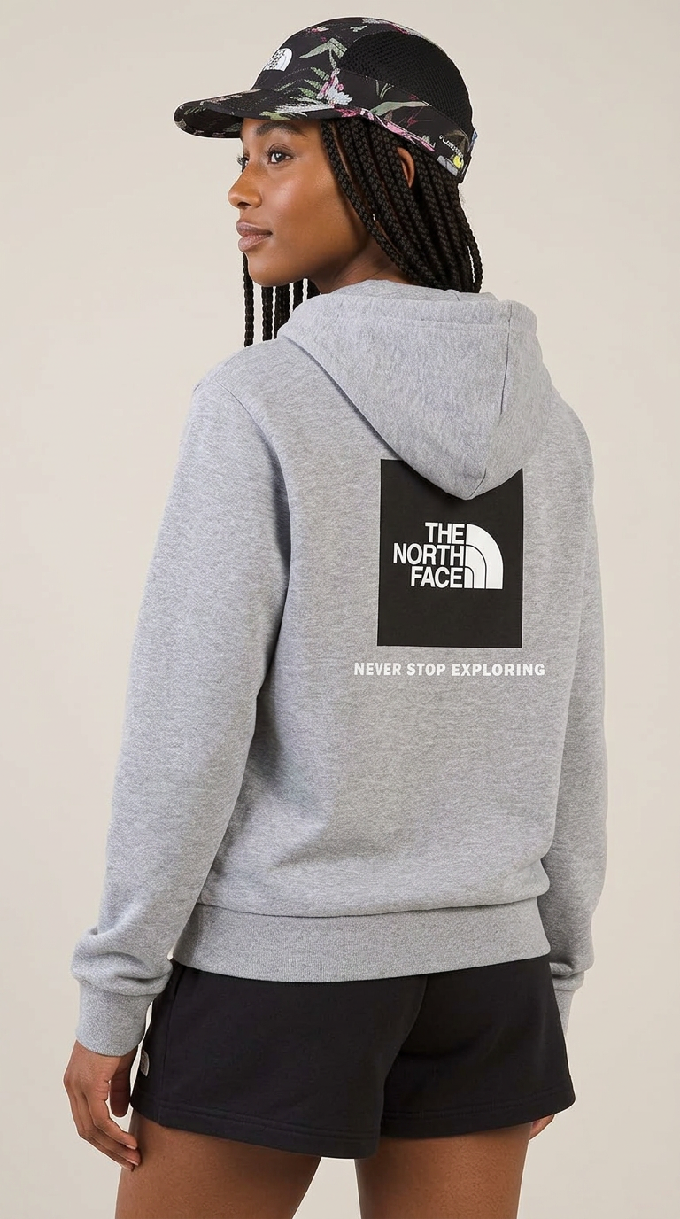 The North Face Women's Evolution Hoodie worn by a model