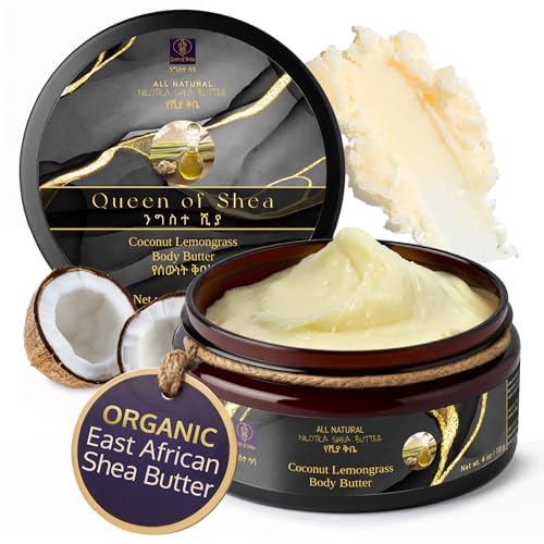 Queen of Shea Raw African Shea Butter — Coconut Lemongrass