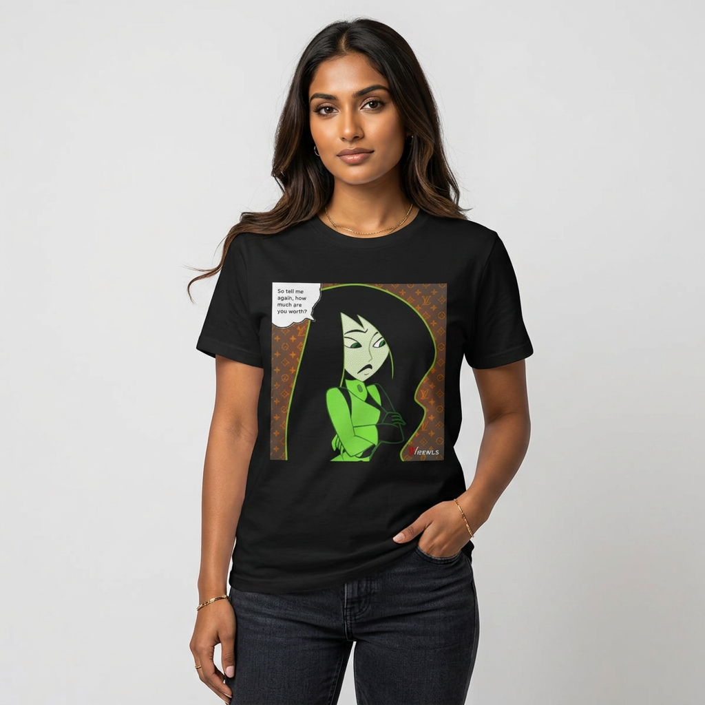 Shego I'm Possible Jersey Short Sleeve Tee worn by a model
