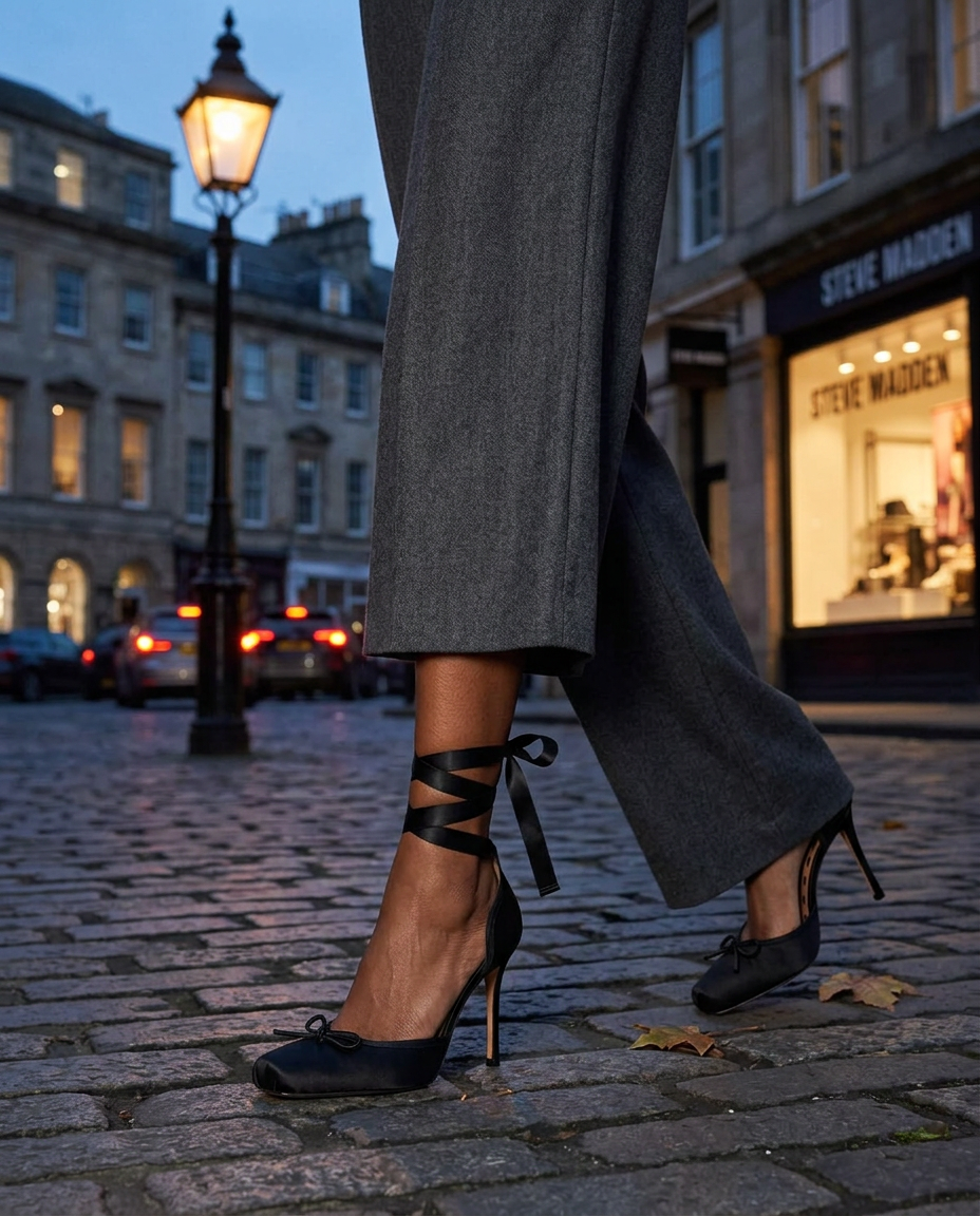 Steve Madden Larina Pump worn by a model